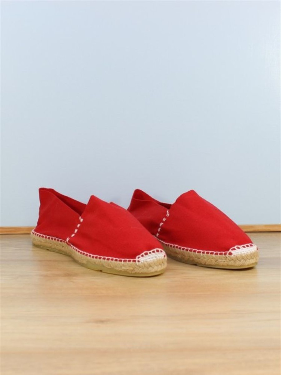 don quichosse Espadrille Coton Rouge | Homme 46-52 Espadrille