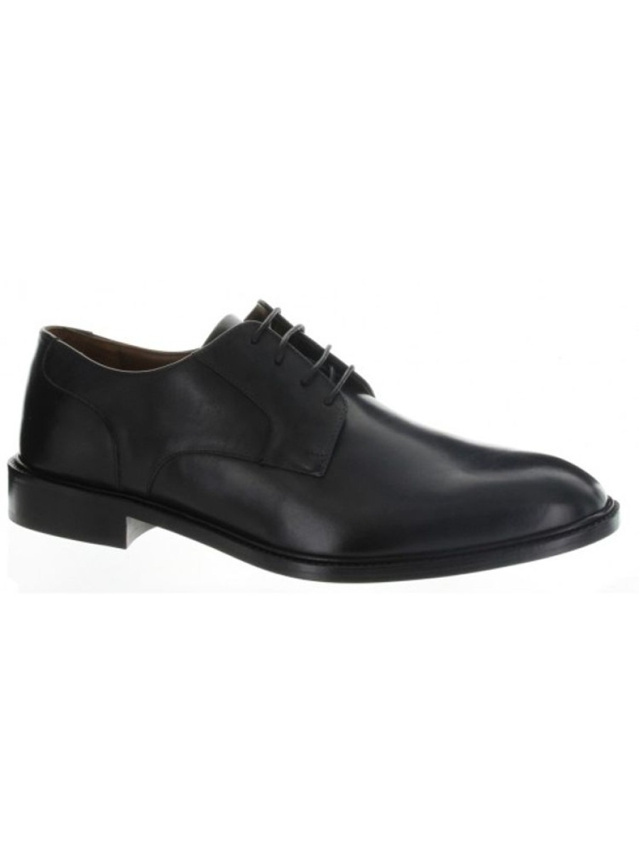 Manz Derby Noir | Homme 46-52 Lacets-Derby