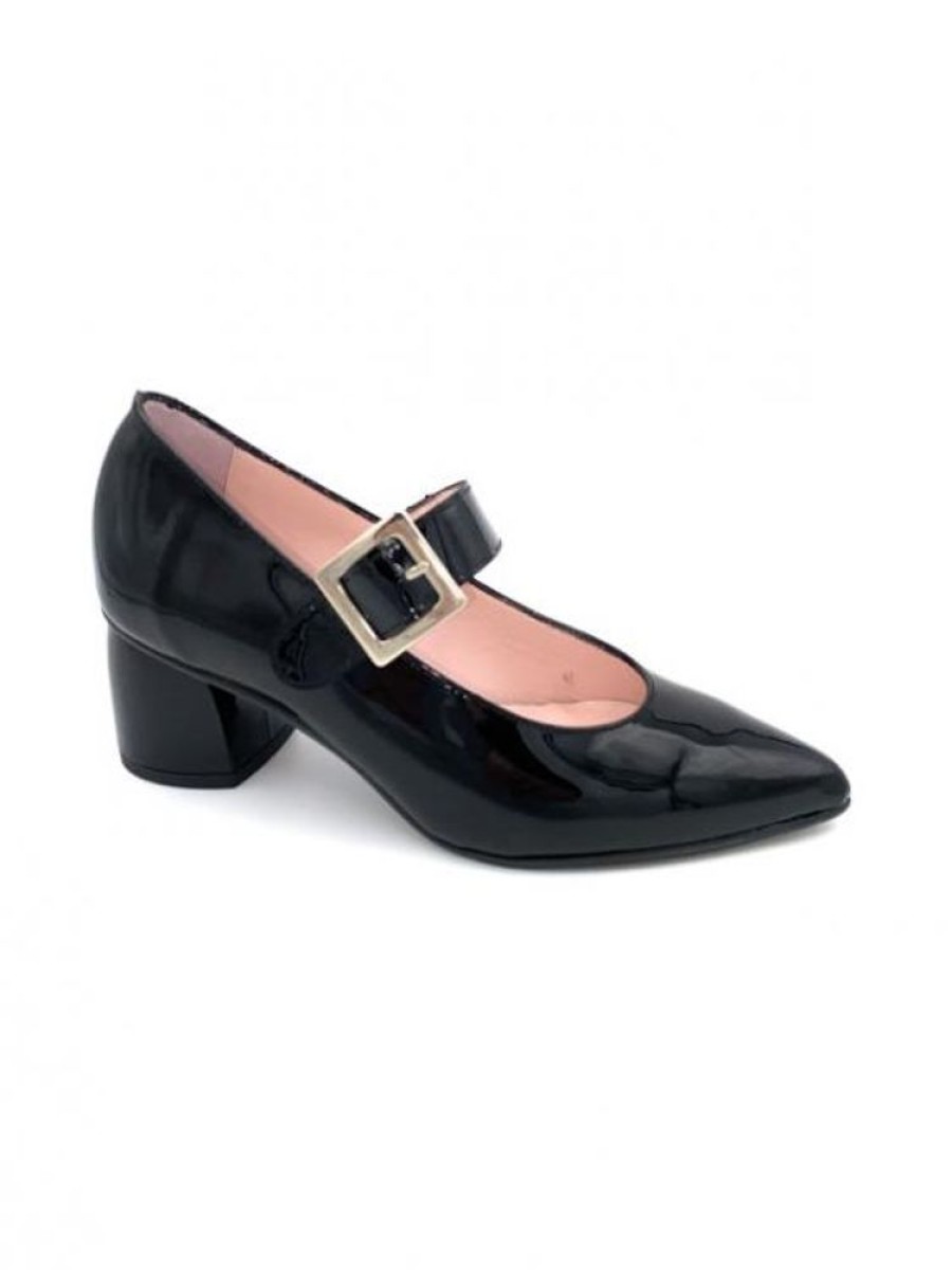 ellen kassel Escarpinbride Vernis Noir D5062 | Femme 32-35 Escarpin