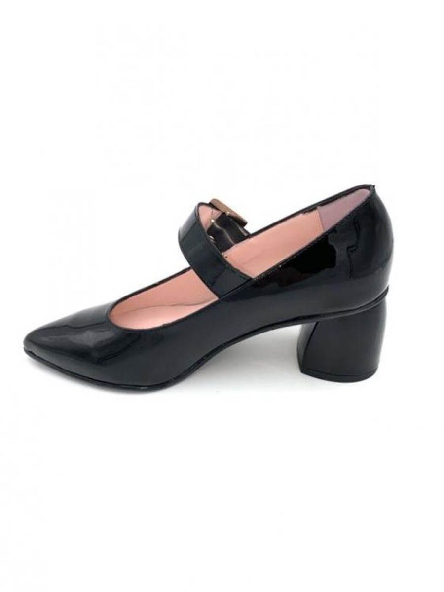 ellen kassel Escarpinbride Vernis Noir D5062 | Femme 32-35 Escarpin