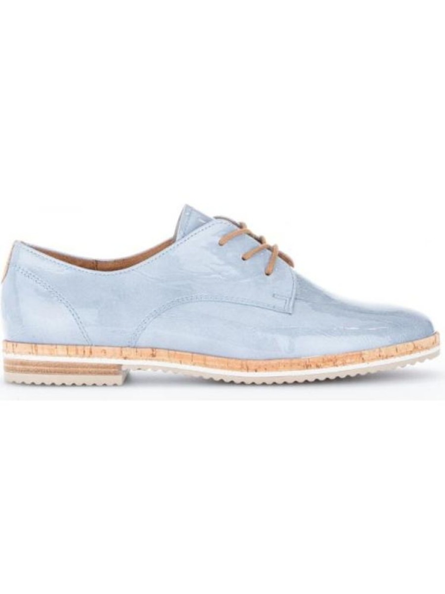 gabor Derby A Lacets Bleu 82.065 | Femme 42-46 Derbies