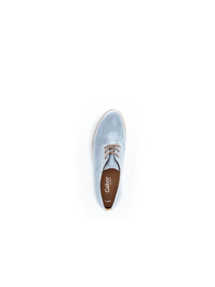 gabor Derby A Lacets Bleu 82.065 | Femme 42-46 Derbies