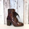 ellen kassel Bottine Lacets Avec Zip D4162 | Femme 32-35 Boots-Bottines