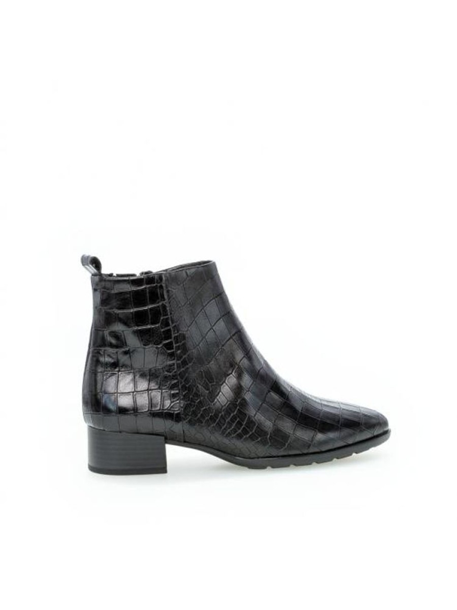 gabor Bottine Croco 56.610 | Femme 42-46 Boots / Bottine