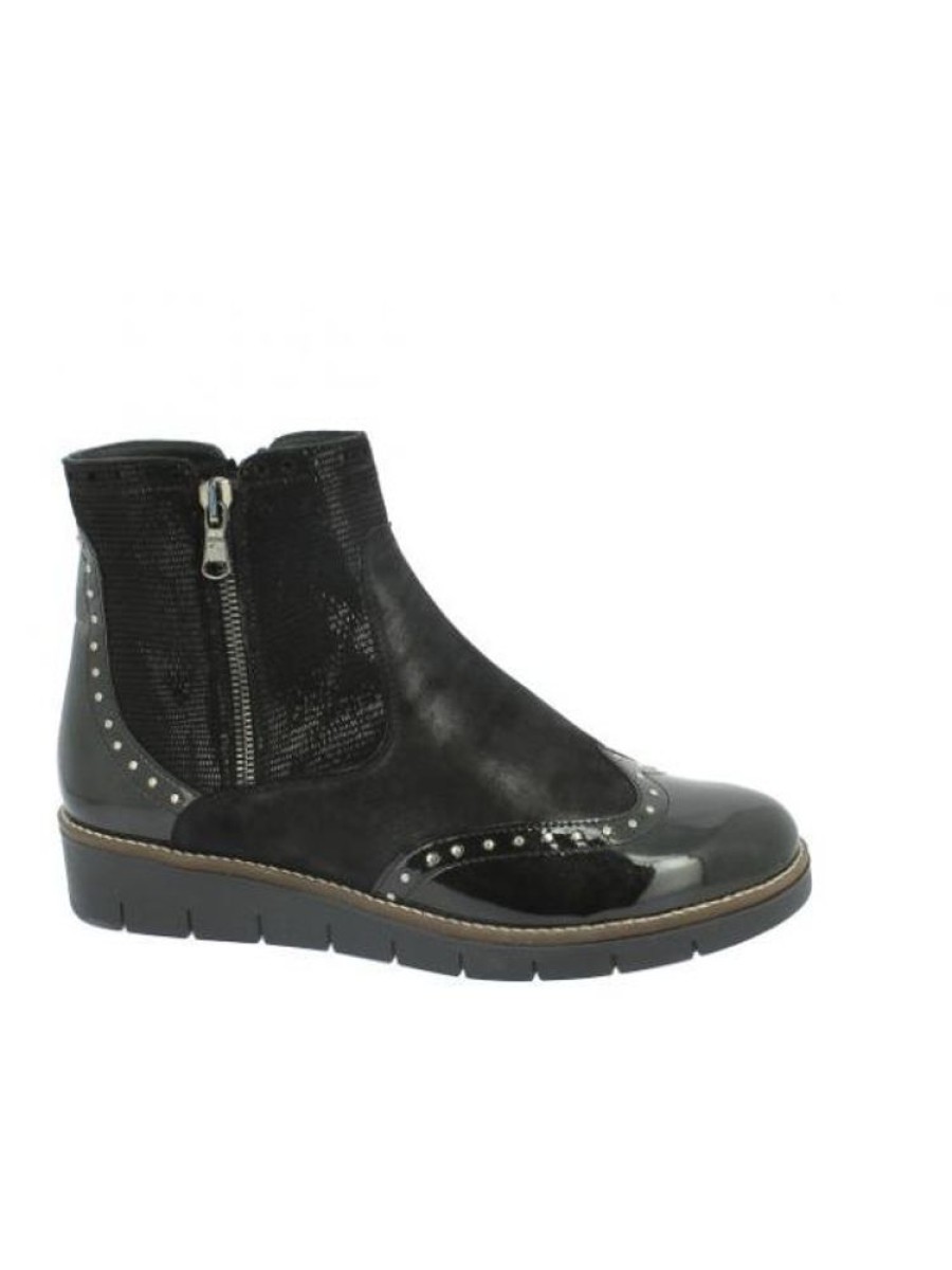 geo reino Boots 2 Zip Zanacre | Femme 42-46 Boots / Bottine