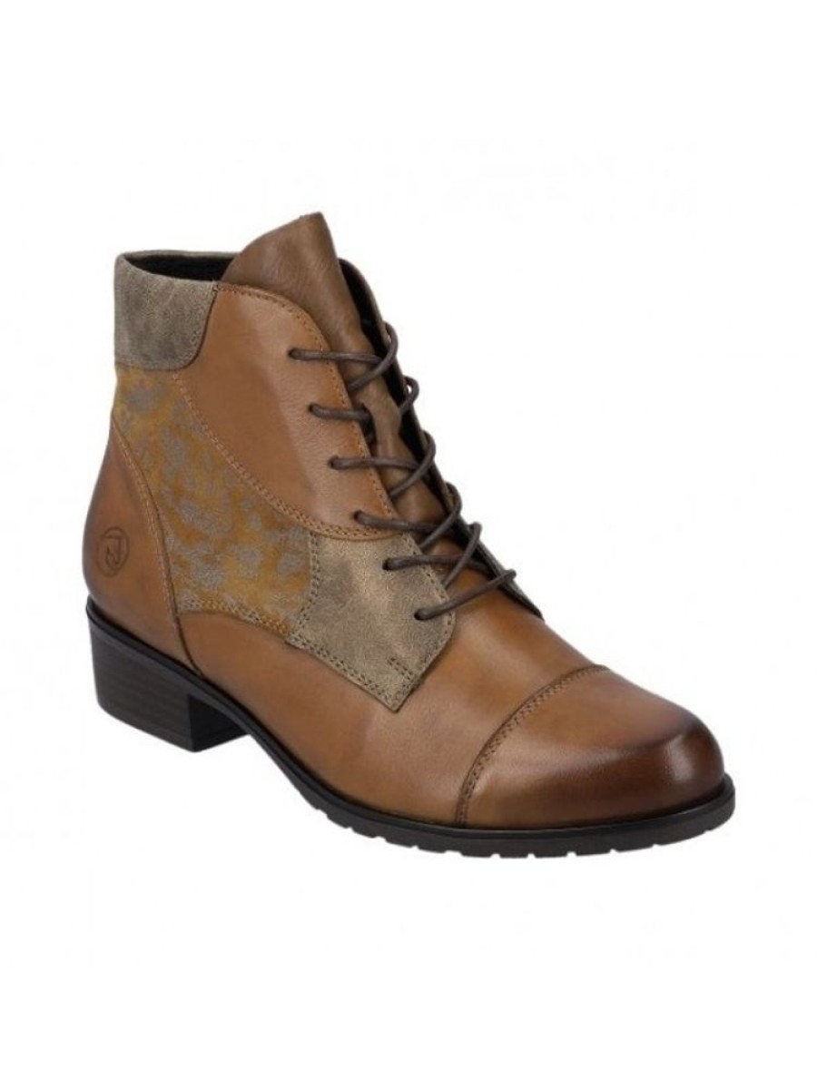 remonte Bottine Lacets Et Zip D6882 | Femme 42-46 Boots / Bottine