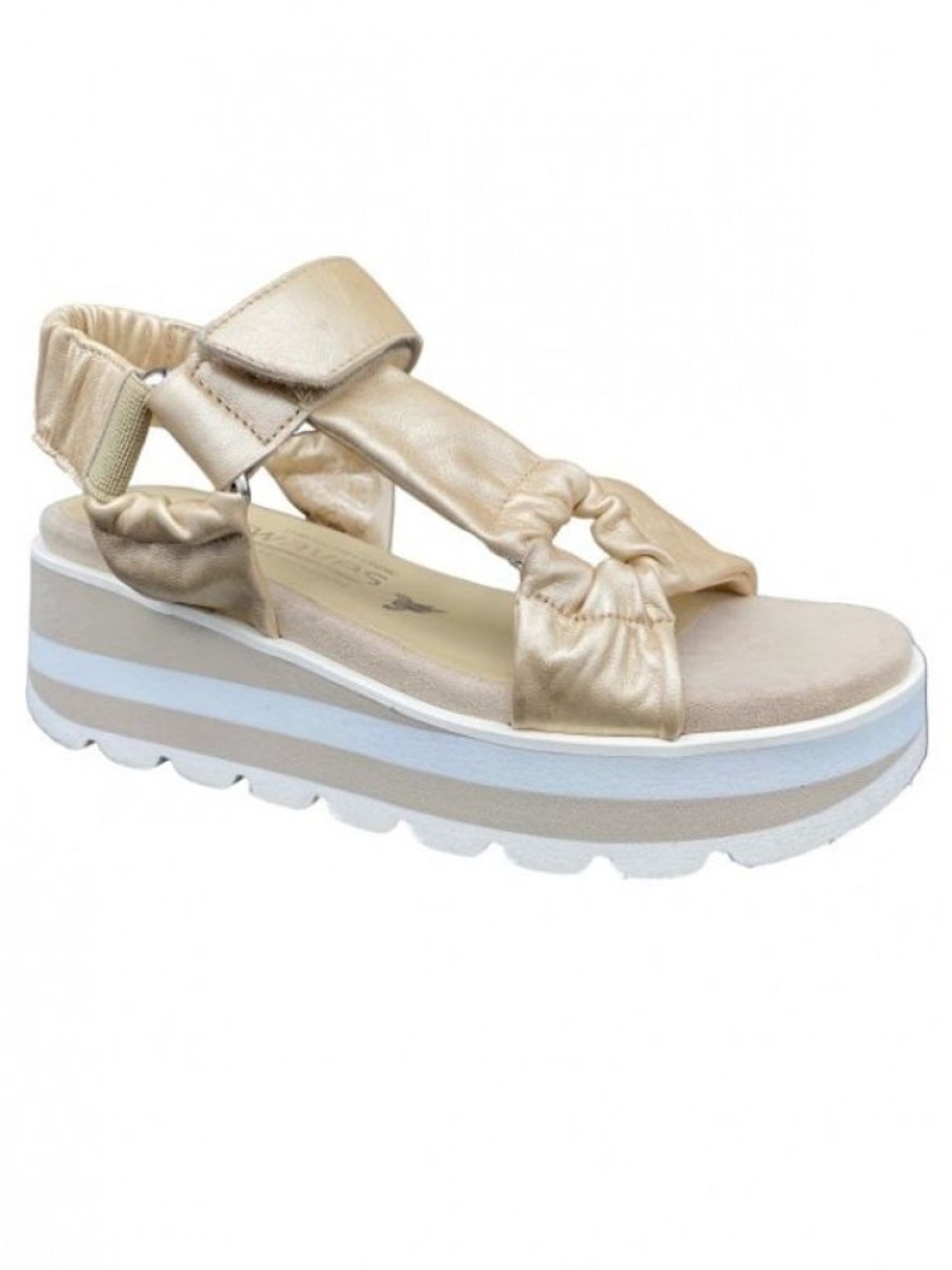 softwaves Sandale Compensee Bride Metal 8.53.03 | Femme 32-35 Sandale