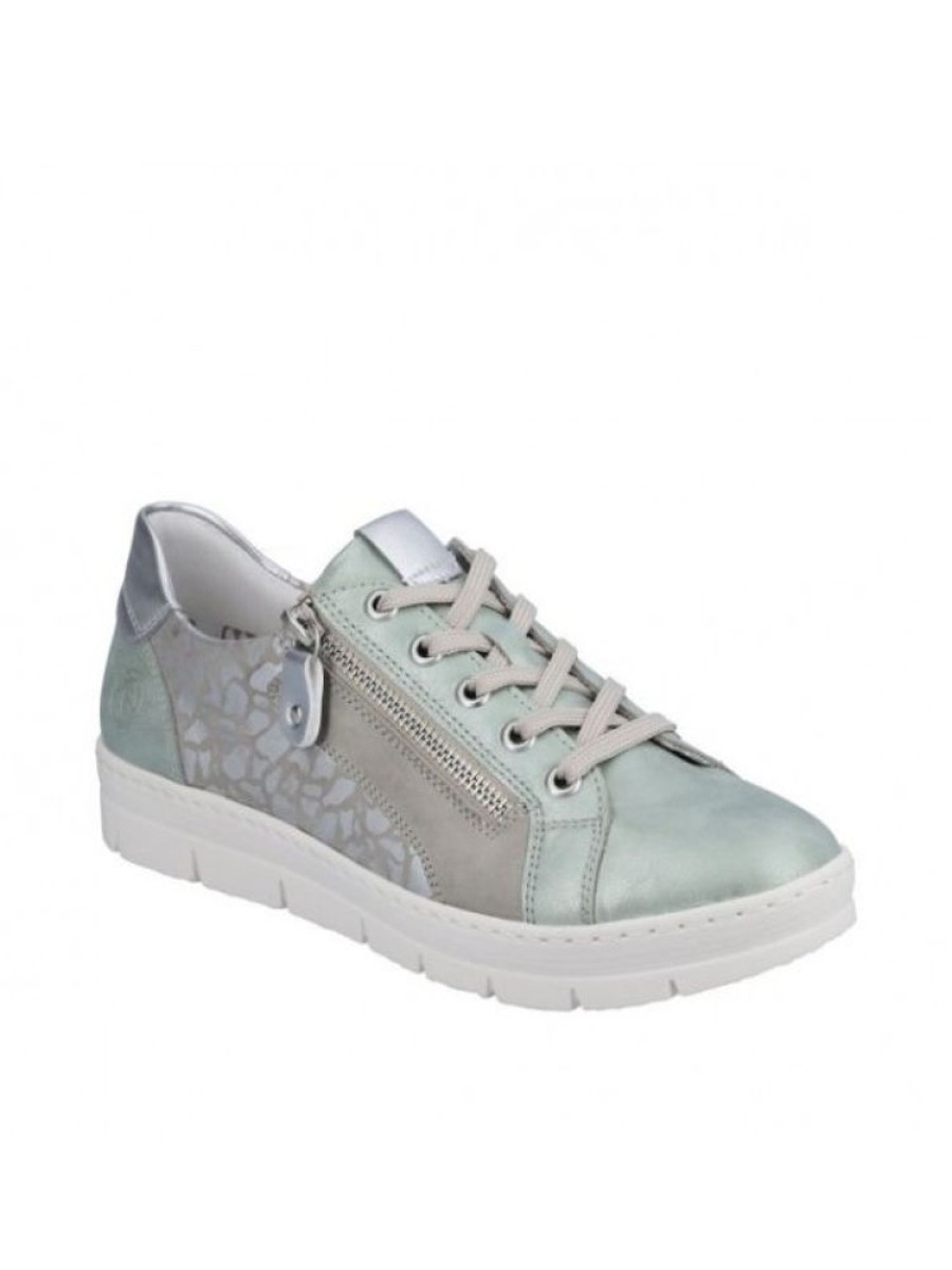 remonte Snaker Bleu Avec Zip D5821 | Femme 42-46 Basket