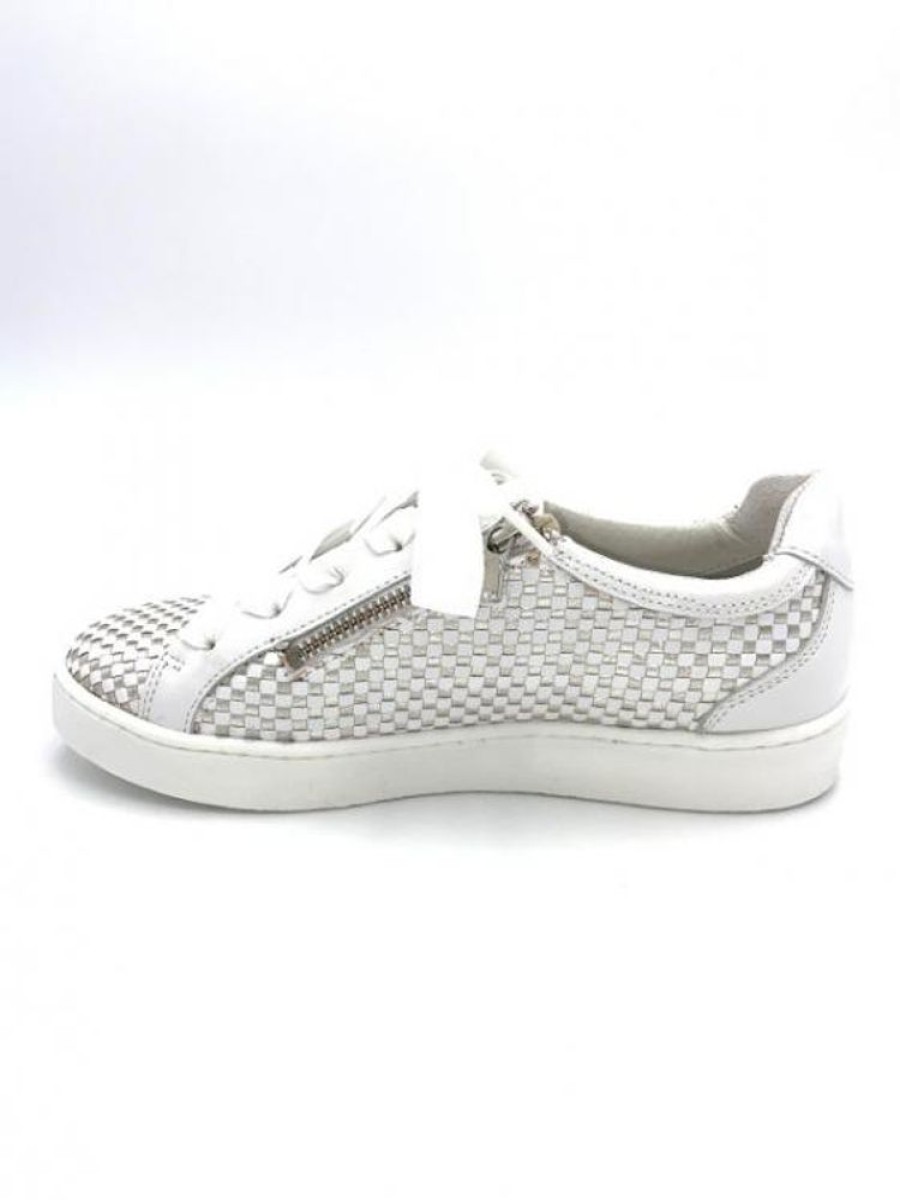 softwaves Sneaker Cuir Blanc 8.50.02 | Femme 32-35 Lacets