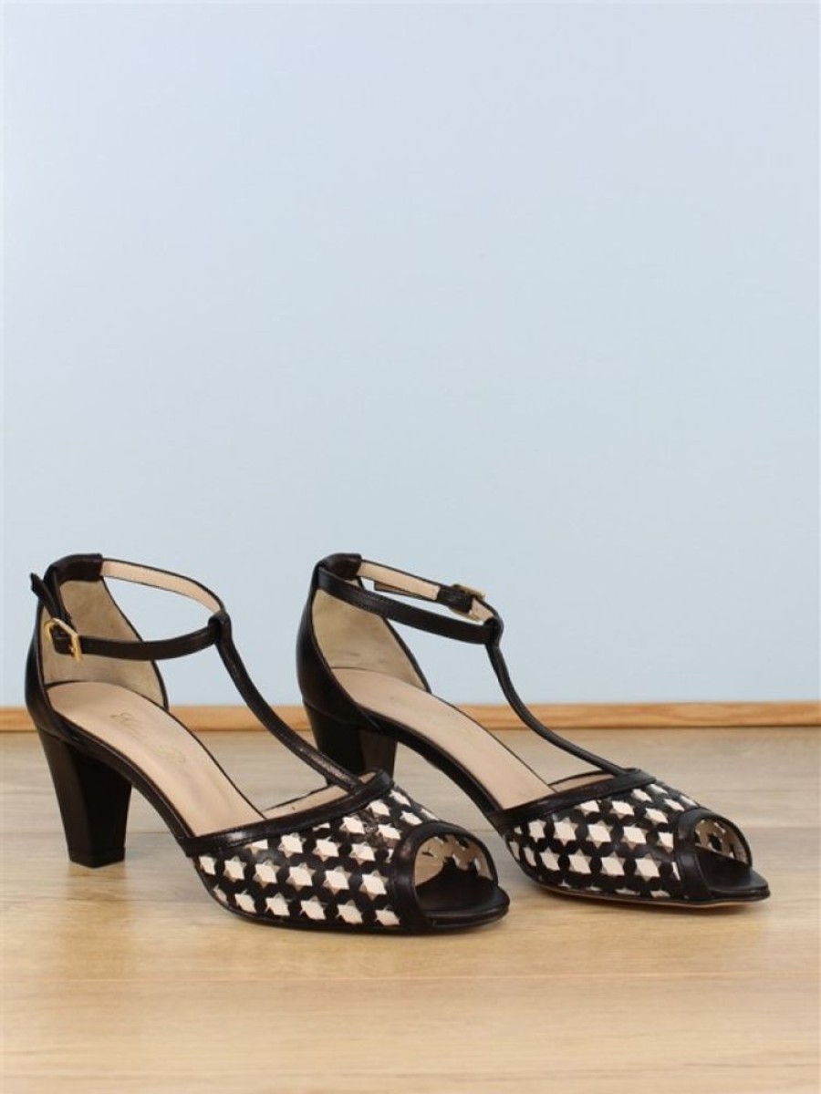 elena ricci Sandale Salome Noir | Femme 32-35 Sandale