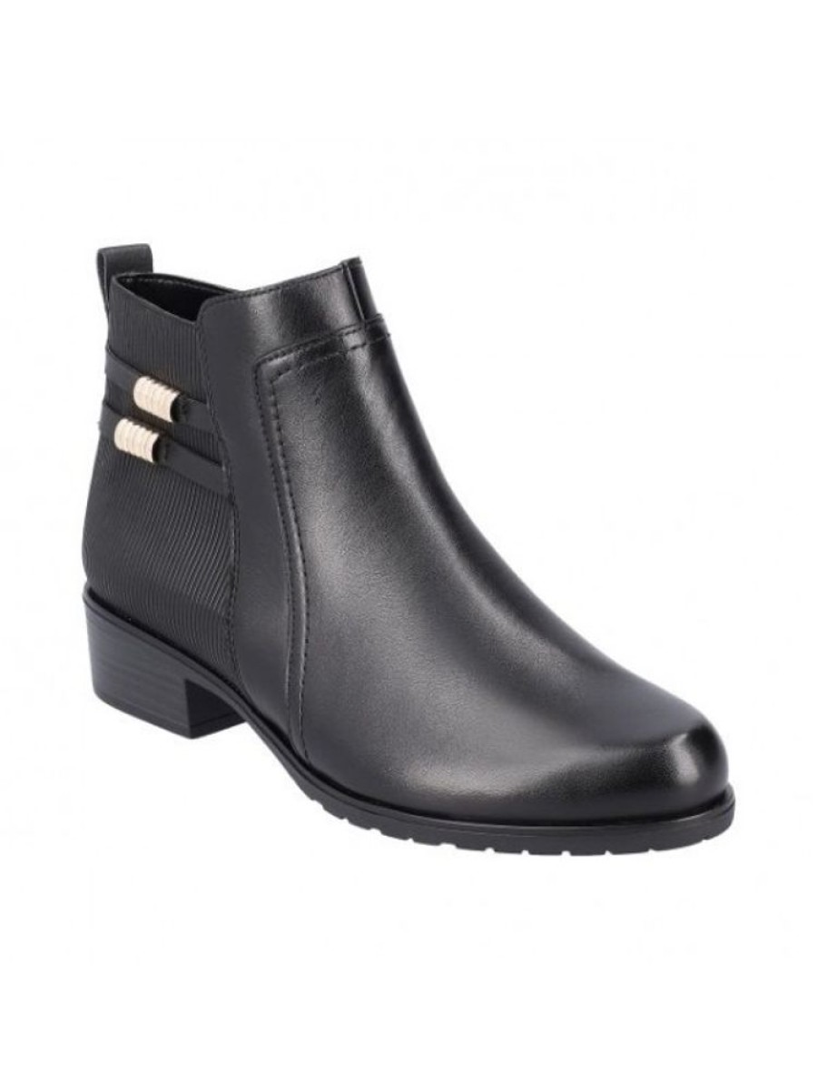 remonte Bottine Classique D6892 | Femme 42-46 Boots / Bottine