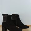 elena ricci Bottine Nubuck Noir | Femme 32-35 Boots-Bottines