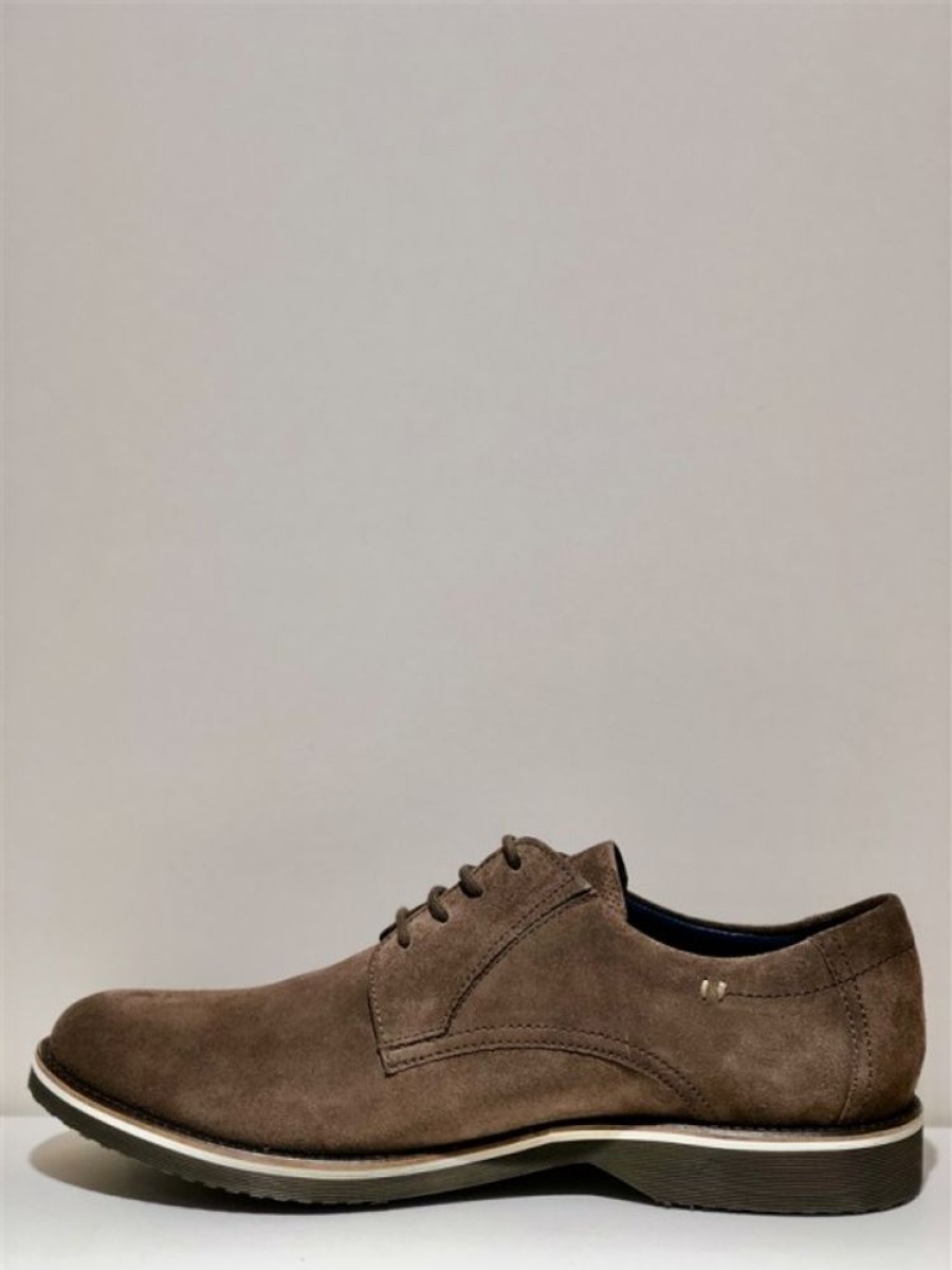 Sioux Derby Velours | Homme 46-52 Lacets-Derby