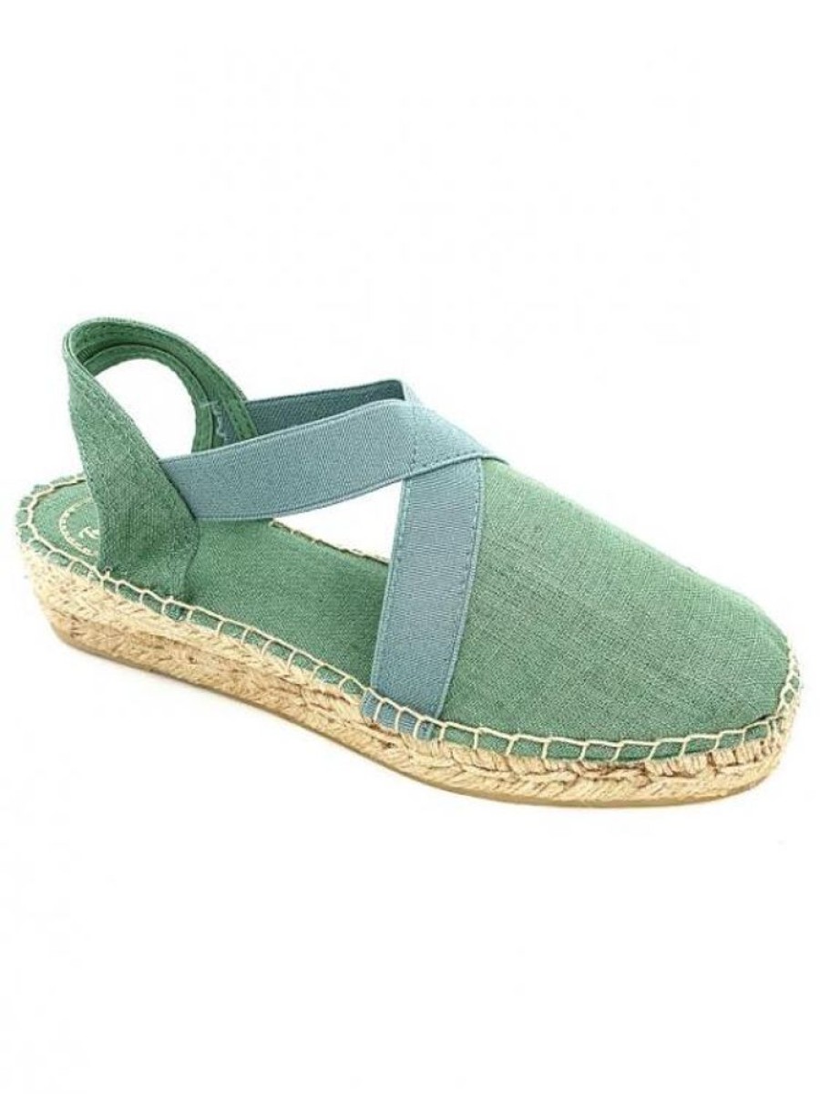 toni pons Espadrille Toile Bout Ferme 2 Elastic Verona | Femme 32-35 Espadrille