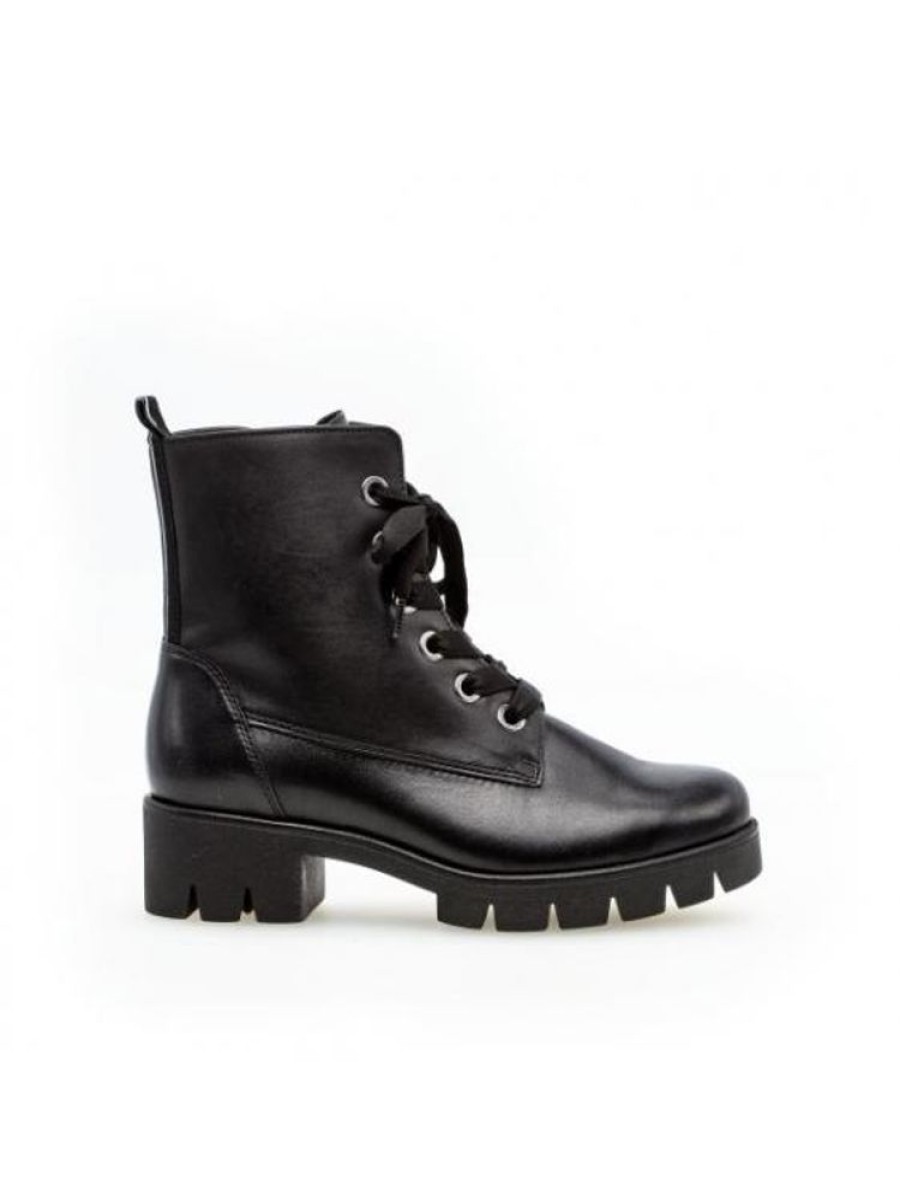 gabor Bottine A Lacets Avec Zip 91.711 | Femme 42-46 Boots / Bottine