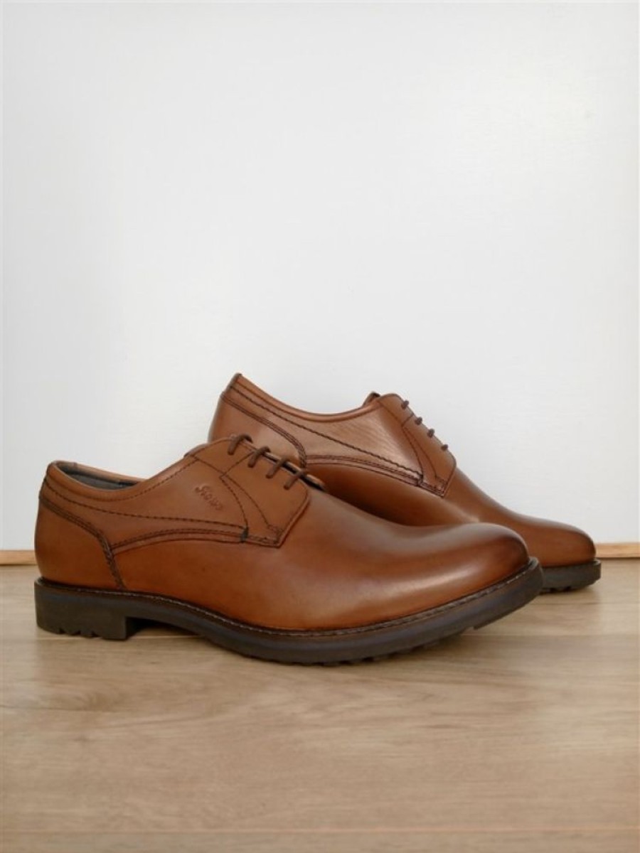 Sioux Derby Ville Cognac | Homme 46-52 Lacets-Derby