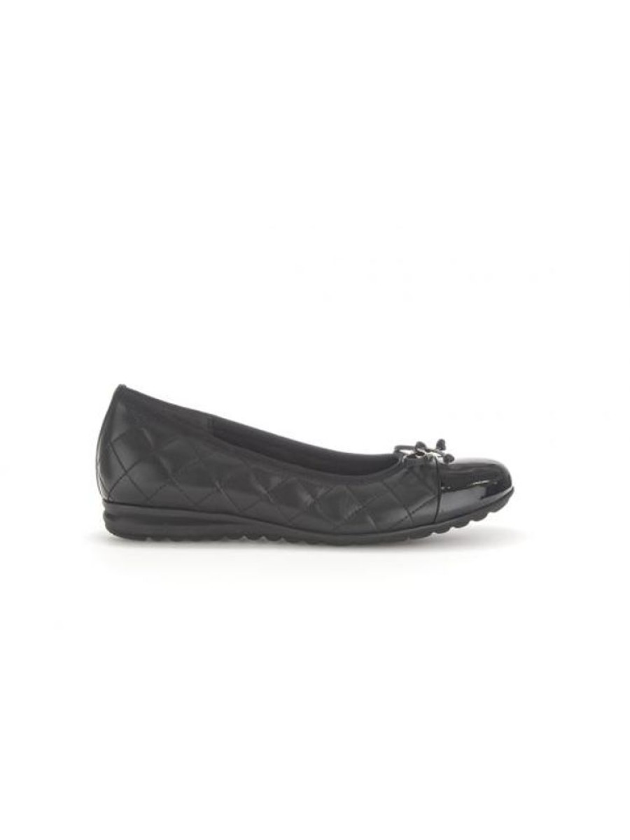 gabor Ballerine Cuir Matelasse 92.622 | Femme 42-46 Ballerine