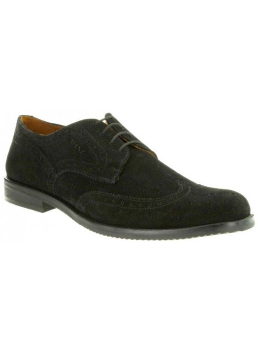 Manz Derby Daim | Homme 46-52 Lacets-Derby