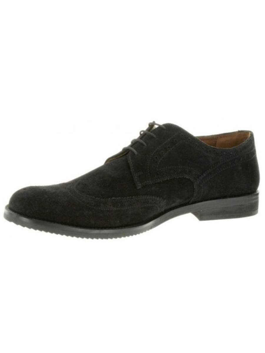 Manz Derby Daim | Homme 46-52 Lacets-Derby