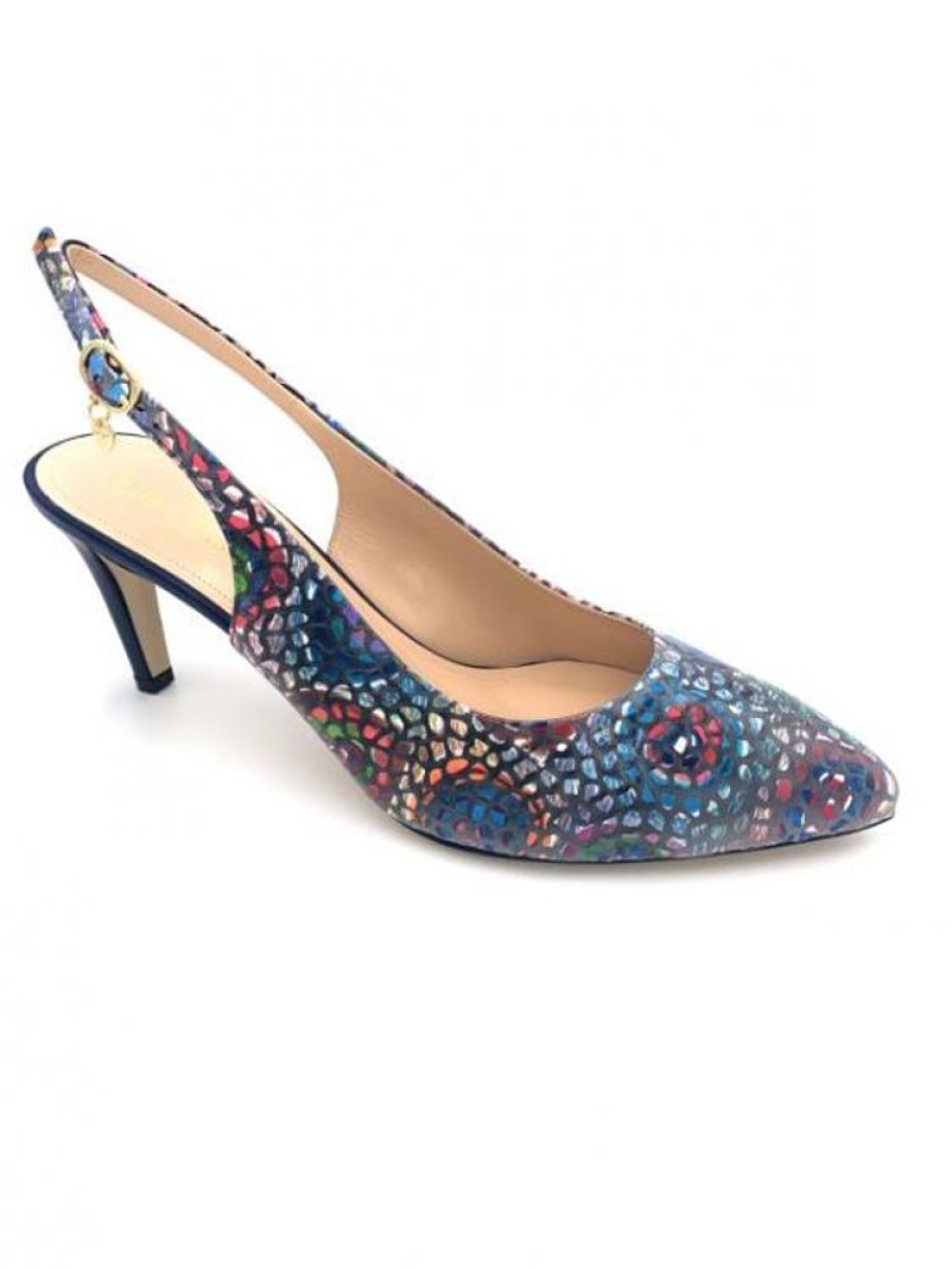 ellen kassel Escarpin Arriere Ouvert M-748 | Femme 42-46 Escarpin