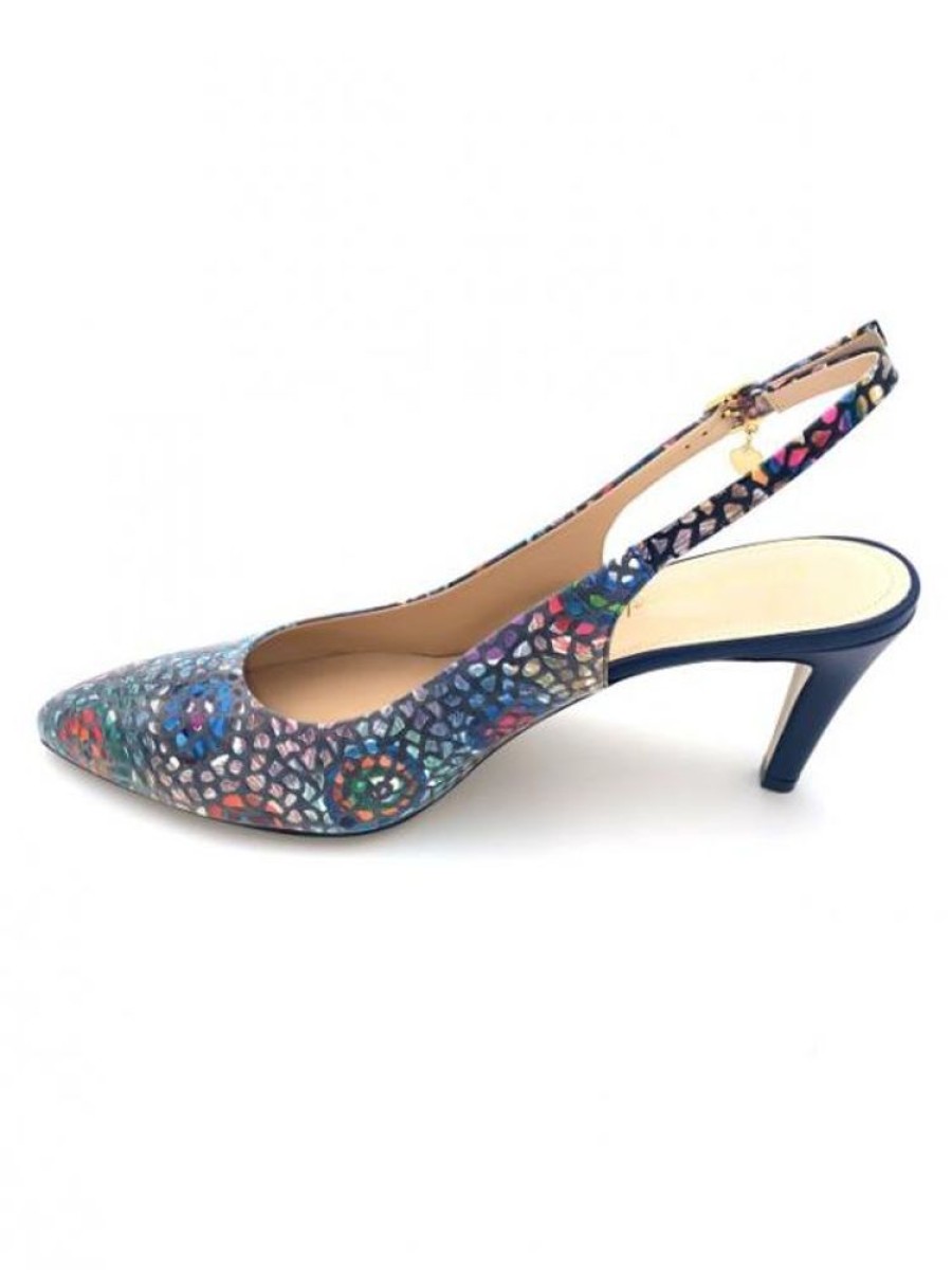 ellen kassel Escarpin Arriere Ouvert M-748 | Femme 42-46 Escarpin