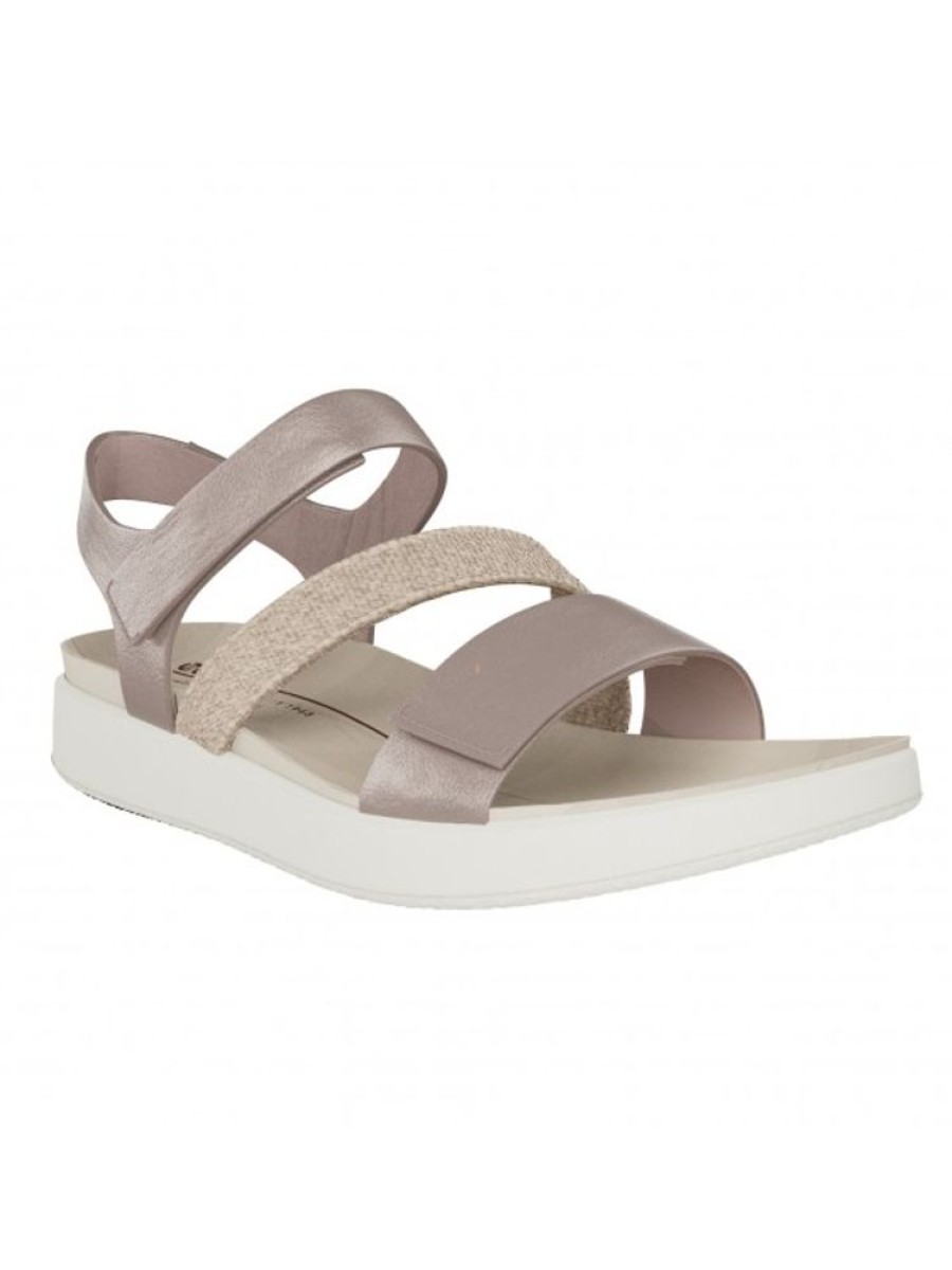 ecco Sandale 2 Velcro Elastic Flowt | Femme 42-46 Sandale