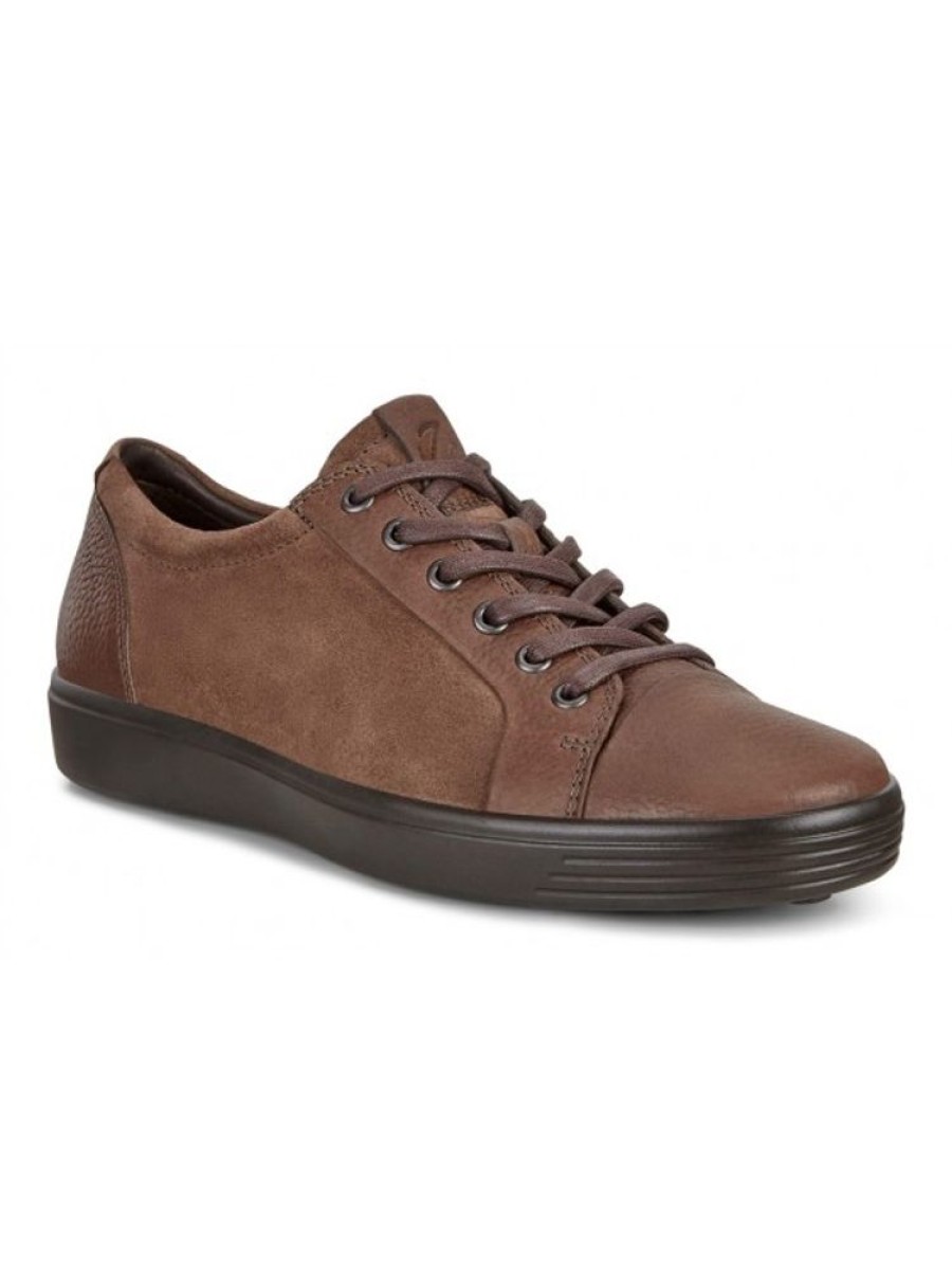 ecco Basket Cuir | Homme 46-52 Lacets-Derby