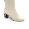 ellen kassel Bottine Creme D4993 | Femme 32-35 Boots-Bottines