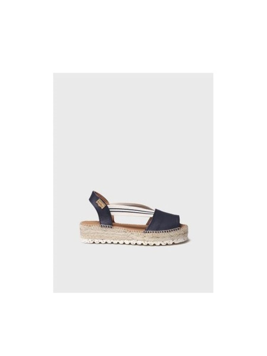 toni pons Espadrille Plate Avec 2 Elastiques | Femme 42-46 Espadrille