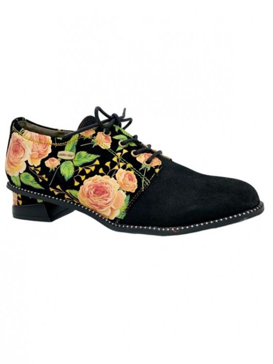 laura vita Derby Fleuri Ibiha | Femme 42-46 Derbies