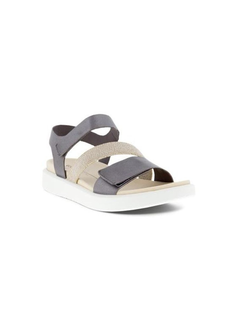 ecco Sandale 2 Velcro Elastic Flowt | Femme 42-46 Sandale