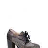 ellen kassel Richelieu Sur Talon Haut P-4083 | Femme 32-35 Lacets