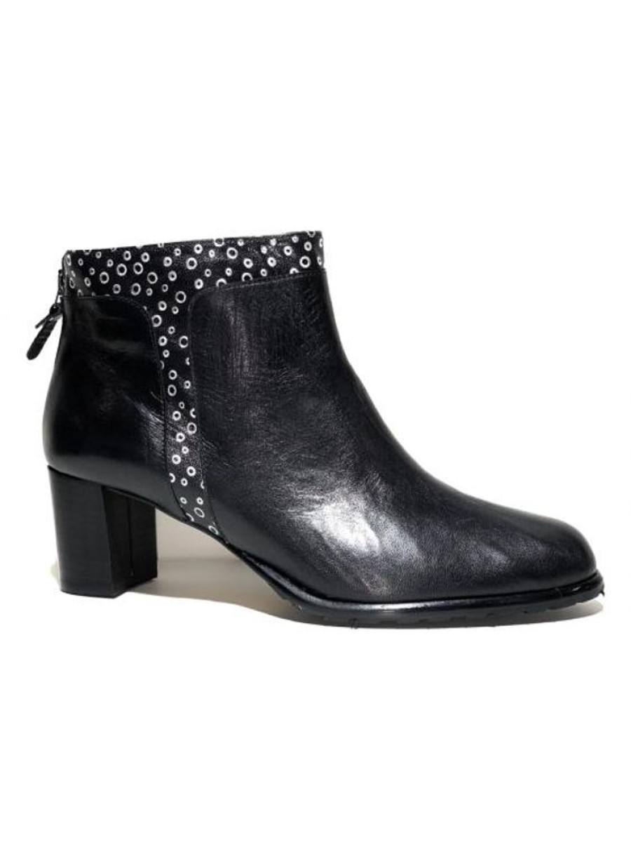 zafan Bottine Pois | Femme 42-46 Boots / Bottine