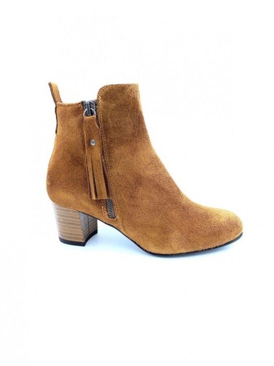 ellen kassel Bottine Zip Franges F4515 | Femme 32-35 Boots-Bottines