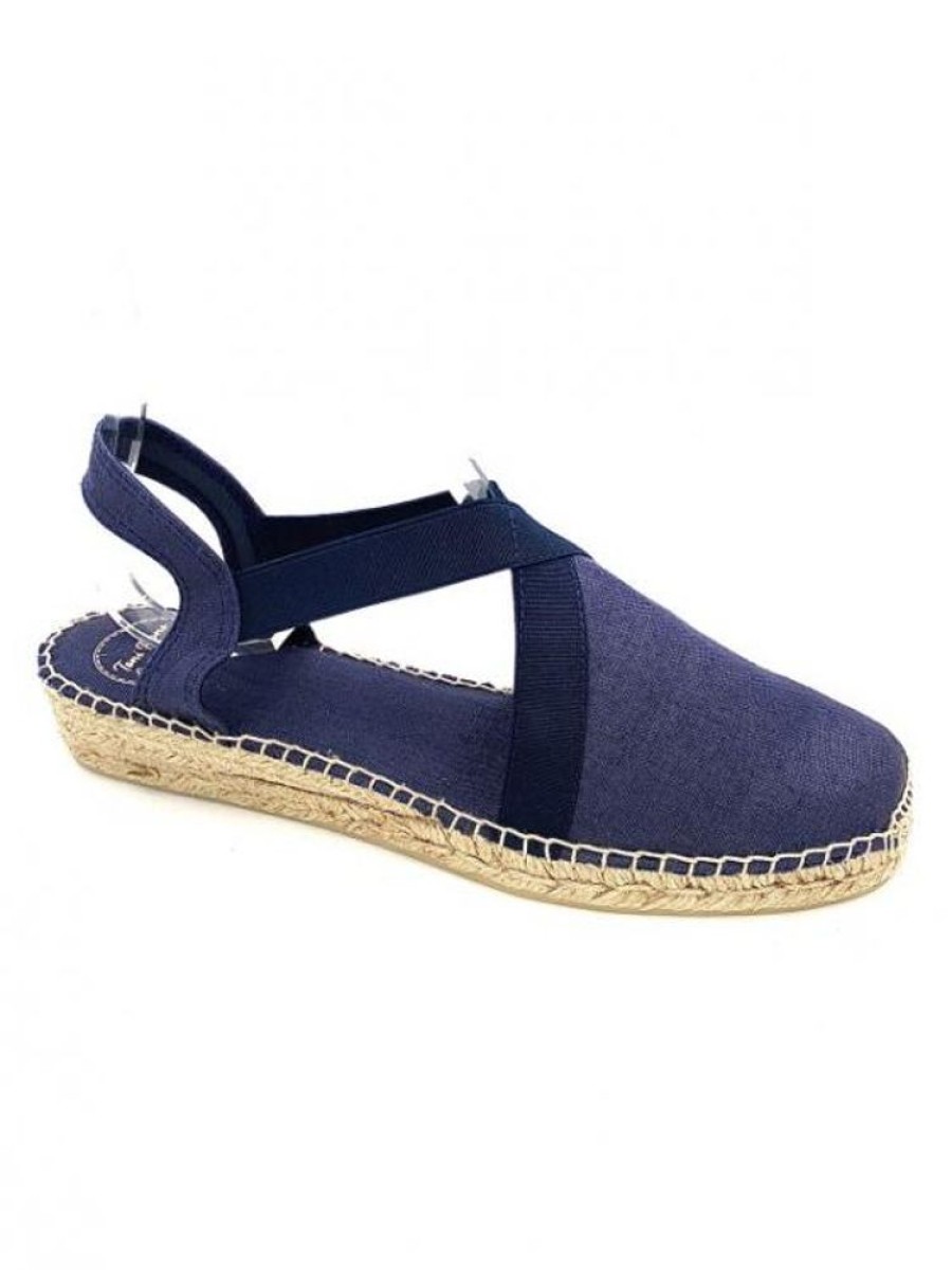 toni pons Espadrille Toile Bout Ferme Elastic Verona | Femme 42-46 Espadrille